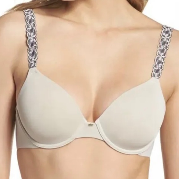 Used - Natori Women's Pure Luxe Custom Coverage Contour Bra 34DDD - Picture 2 of 2